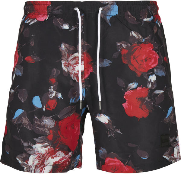 Urban Classics Pattern swim Shorts (TB2679-02951-0037) black rose aop