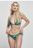 Urban Classics Ladies Triangle Pattern Bikini (TB4107-02930-0042) leaf green