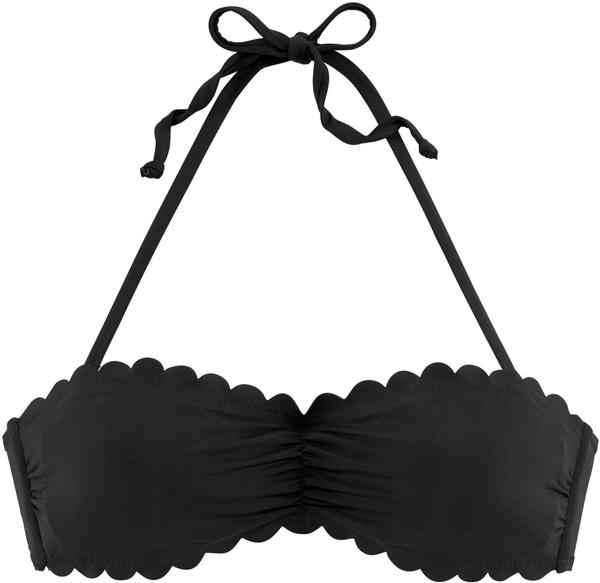 Lascana Bandeau-Bikini-Top schwarz (45200563)