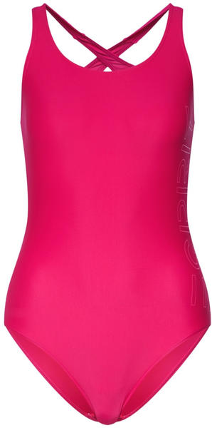 Esprit Badeanzug mit tonigem Logo-Print (999EF1A845) pink fuchsia
