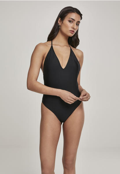 Urban Classics Ladies Deep Neck Swimsuit (TB2586-00007-0042) black