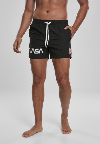 Mister Tee Nasa Worm Logo Swim Shorts (MT1162-00007-0042) black
