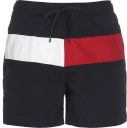 Tommy Hilfiger Flag Regular Fit Mid Length Swim Shorts (UM0UM02055) desert sky