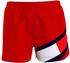Tommy Hilfiger Flag Mid Length Drawstring Swim Shorts (UM0UM02048) primary red