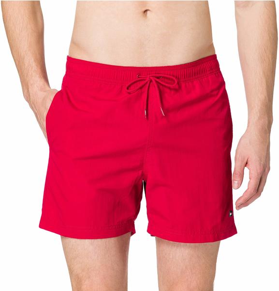 Tommy Hilfiger Slim Fit Mid Length Swim Shorts (UM0UM02041) primary red