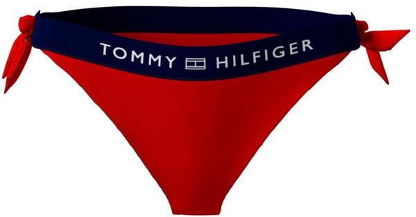 Tommy Hilfiger Logo Cheeky Side-Tie Bikini Bottoms primary red (UW0UW02709)