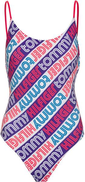 Tommy Hilfiger Swimsuit logo pop aop - cobalt (UW0UW02144-0G2)