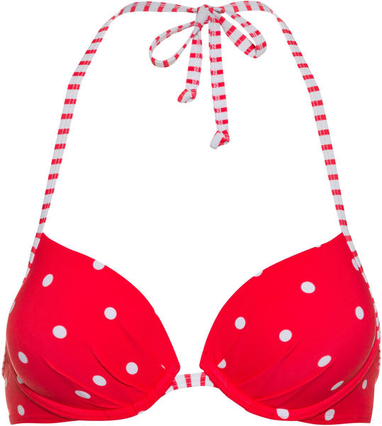 S.Oliver Push-Up-Bikini-Top Audrey red/white
