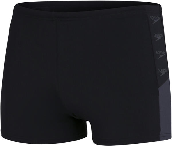 Speedo Boom Logo Splice Swim Shorts (12823F) black/oxid grey