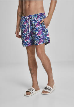 Urban Classics Multicolor Swim Shorts (TB3533-02463-0042) blue/pink