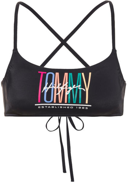 Tommy Hilfiger Logo Bralette Bikini Top desert sky