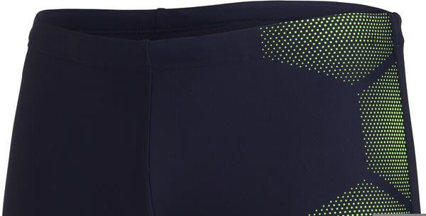 Speedo Tech Placement Swim Shorts (11354F) true navy/zest green