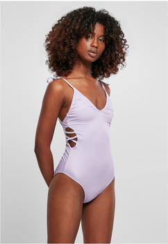 Urban Classics Ladies Rib Swimsuit (TB3464-00145-0042) lilac