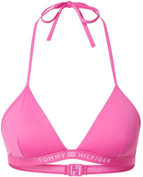 Tommy Hilfiger Logo Waistband Triangle Bikini Top (UW0UW03323) pink