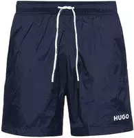 HUGO 50469312/00, HUGO Badeshorts mit Label-Print Modell 'HAITI' Marine men