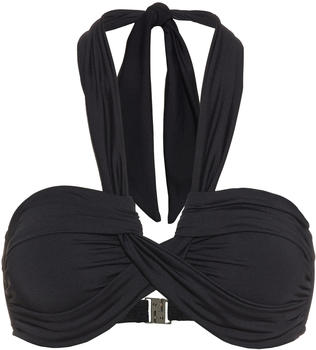 Seafolly Collective Halter Bandeau Bikini Top (33816-942) black
