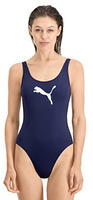 PUMA Badeanzug "PUMA SWIM WOMEN SWIMSUIT" mit Logoprint vorn