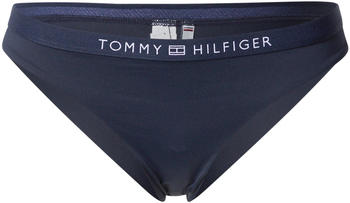 Tommy Hilfiger Logo Waistband Brazilian Bikini Bottoms (UW0UW03368) desert sky