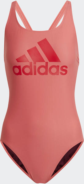 Adidas SH3.RO Big Logo Swimsuit semi turbo/vivid red