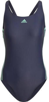 Adidas SH3.RO Classic 3-Stripes Swimsuit shadow navy/pulse mint