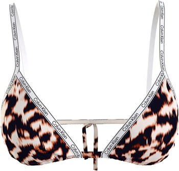 Calvin Klein Triangel-Bikini-Top (KW0KW01791) animal print