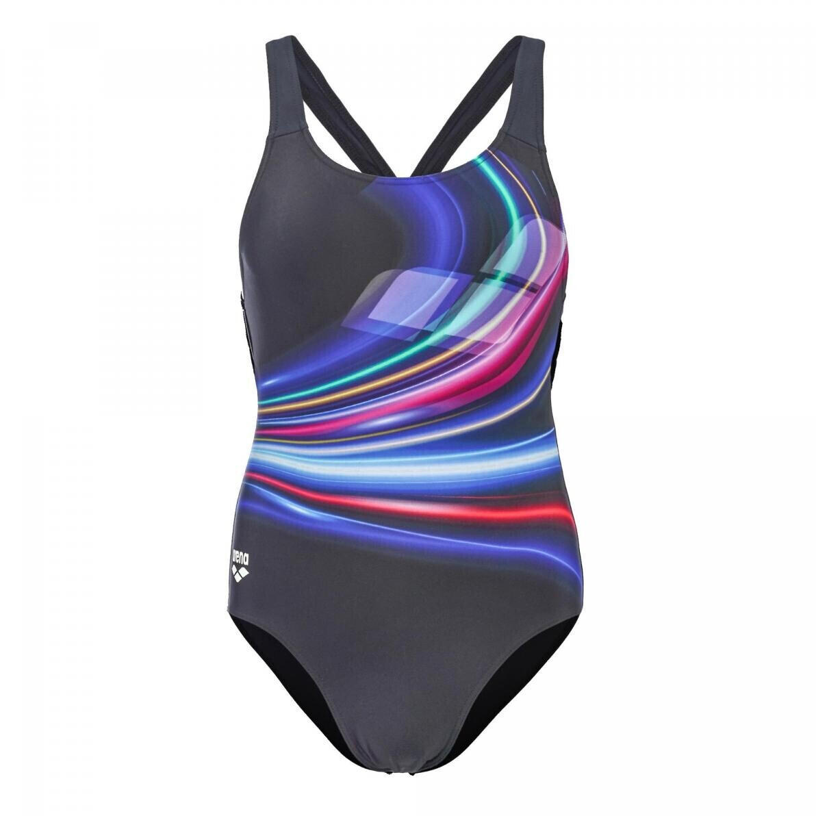 Arena Swimwear Arena Flashing Lights V Swimsuit black multi Test ️ TOP