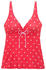 S.Oliver Bügel-Tankini-Top Audrey red white
