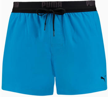 Puma Swim Logo Herren Kurze Badeshorts bright blue