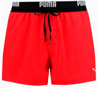 PUMA Badeshorts "PUMA SWIM MEN LOGO SHORT SHORTS 1P" Seitentaschen, Ges&auml;&szlig;tasche mit