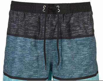 Bench Mac Swim Shorts black/blue melange