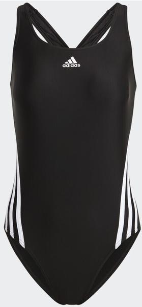 Adidas 3-Streifen Badeanzug black/white (IB5986)