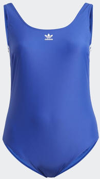 Adidas adicolor 3-Streifen Badeanzug – Große Größen semi lucid blue/white (IC2269)
