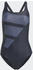 Adidas Big Bars Graphic Badeanzug black/silver violet/white (HR4381)