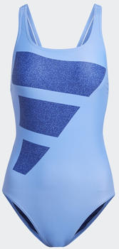 Adidas Big Bars Graphic Badeanzug blue fusion/victory blue/white (HS6734)