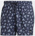 Adidas Logo Print CLX Very Short Length Badeshorts shadow navy/blue dawn (HT4346)