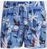 Adidas Seasonal Floral CLX Very Short Length Badeshorts blue fusion/white (HT2121)