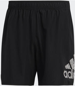 Adidas CLX Short Length Badeshorts black/white (HT2130)