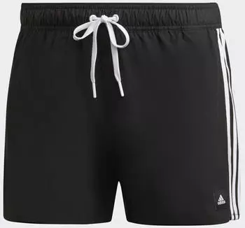 Adidas 3-Streifen CLX Badeshorts black/white (HT4367)