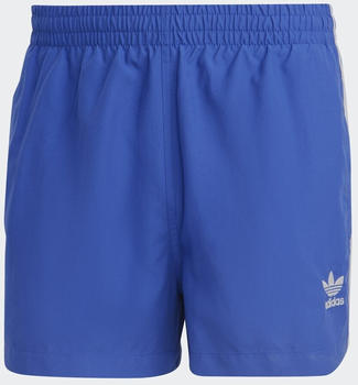 Adidas Originals adicolor 3-Streifen Short Length Badeshorts semi lucid blue/white (HT4420)