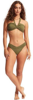 Seafolly Collective Halter Bandeau (33816-942-202) olive