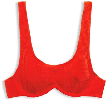 Esprit Strukturiertes Bikinitop mit Flexiwire-Bügel (013EF1A309) red