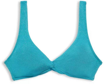 Esprit Glitzerndes Bikinitop mit Twist-Detail (023EF1A328) teal blue