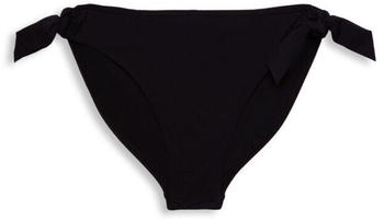 Esprit Strukturierte Bikinihose mit Bindebändern (993EF1A311) black
