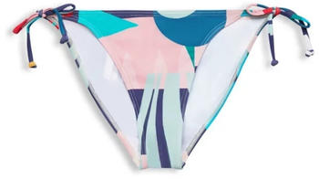 Esprit Bikinihose mit Bindebändern und mehrfarbigem Print (033EF1A307) ink