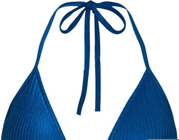 Calvin Klein CK Monogram Rib-S Bikini Oberteil regatta blue (KW0KW01947-C22)