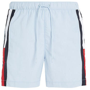 Tommy Hilfiger Flag Mid Length Swim Shorts (UM0UM02730) breezy blue