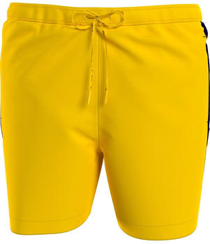 Tommy Hilfiger Flag Mid Length Swim Shorts (UM0UM02730) vivid yellow