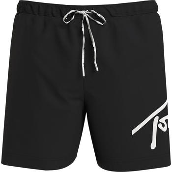 Tommy Hilfiger Signature Logo Mid Length Swim Shorts (UM0UM02862) black