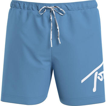 Tommy Hilfiger Signature Logo Mid Length Swim Shorts (UM0UM02862) sky sail