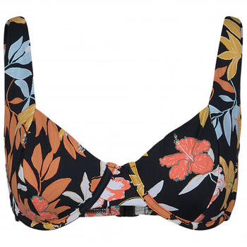 Roxy Printed Beach Classics Underwire Bikini Top (ERJX304620-XKYB) schwarz